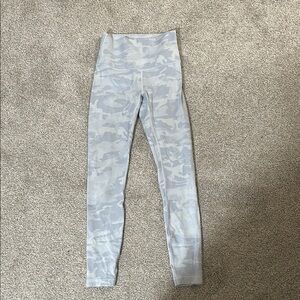 Lululemon Athletica Gray Camo Leggings